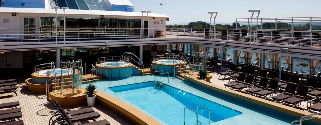 Deck on a Silversea Cruise