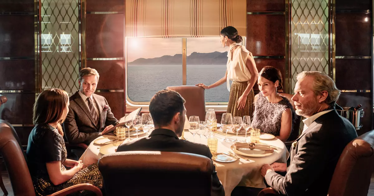 Fine Dining on Cruise Ship