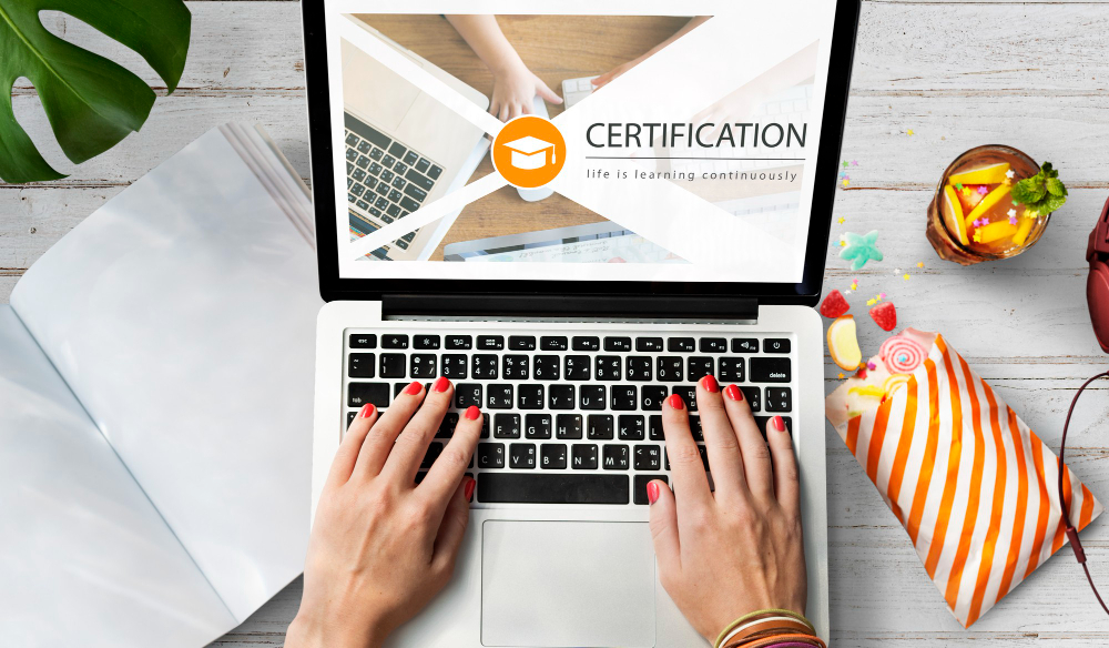 Earning a certification online