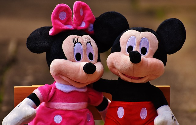 Mickey and Minnie Mouse Stuffed Toys