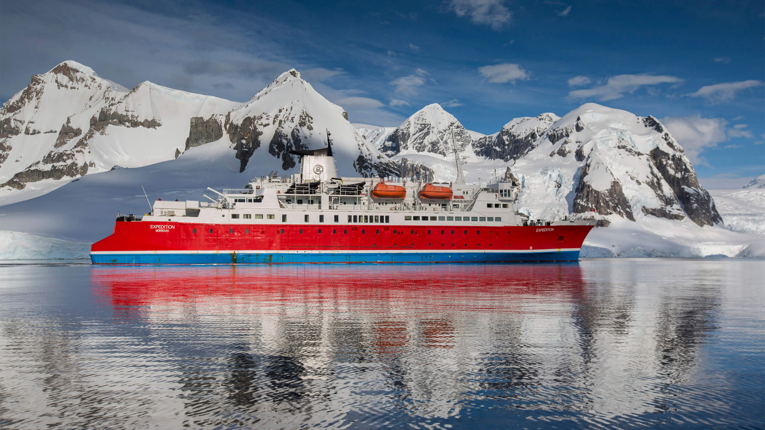 Expedition ship to antarctica with G Adventures