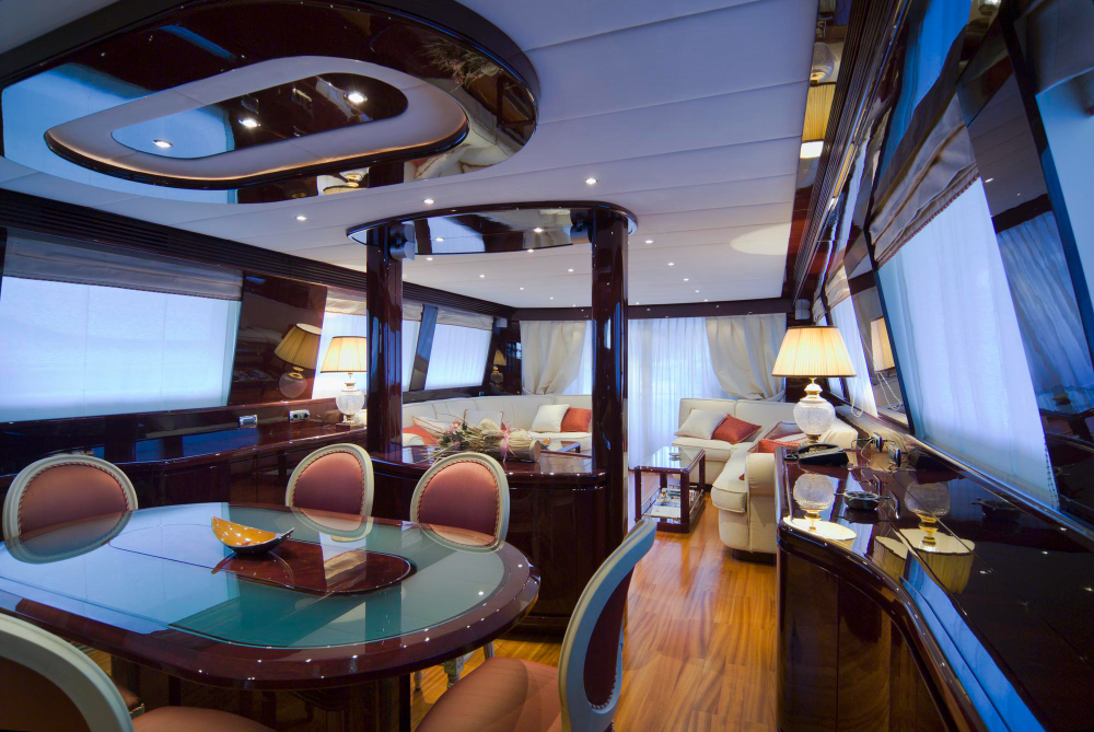 Inside of a cruise ship room