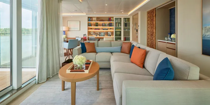 Living Room in Viking River Cruises