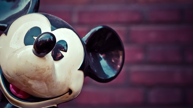 Mickey Mouse head statue