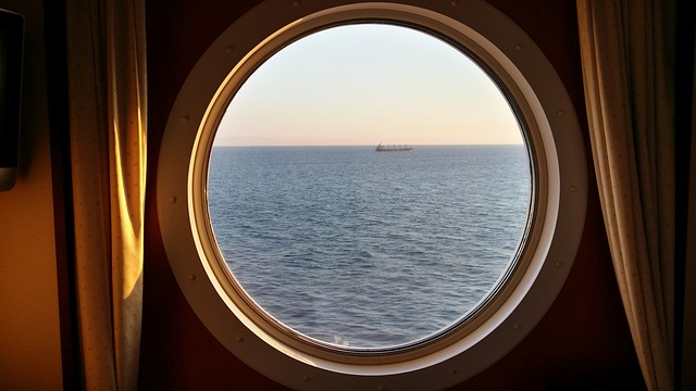 cruise stateroom window view