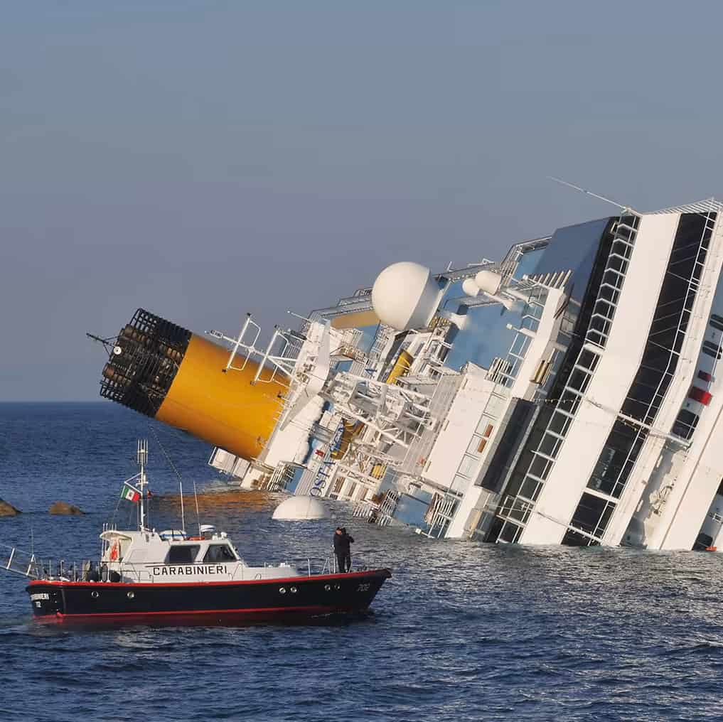 can cruise ship tip over