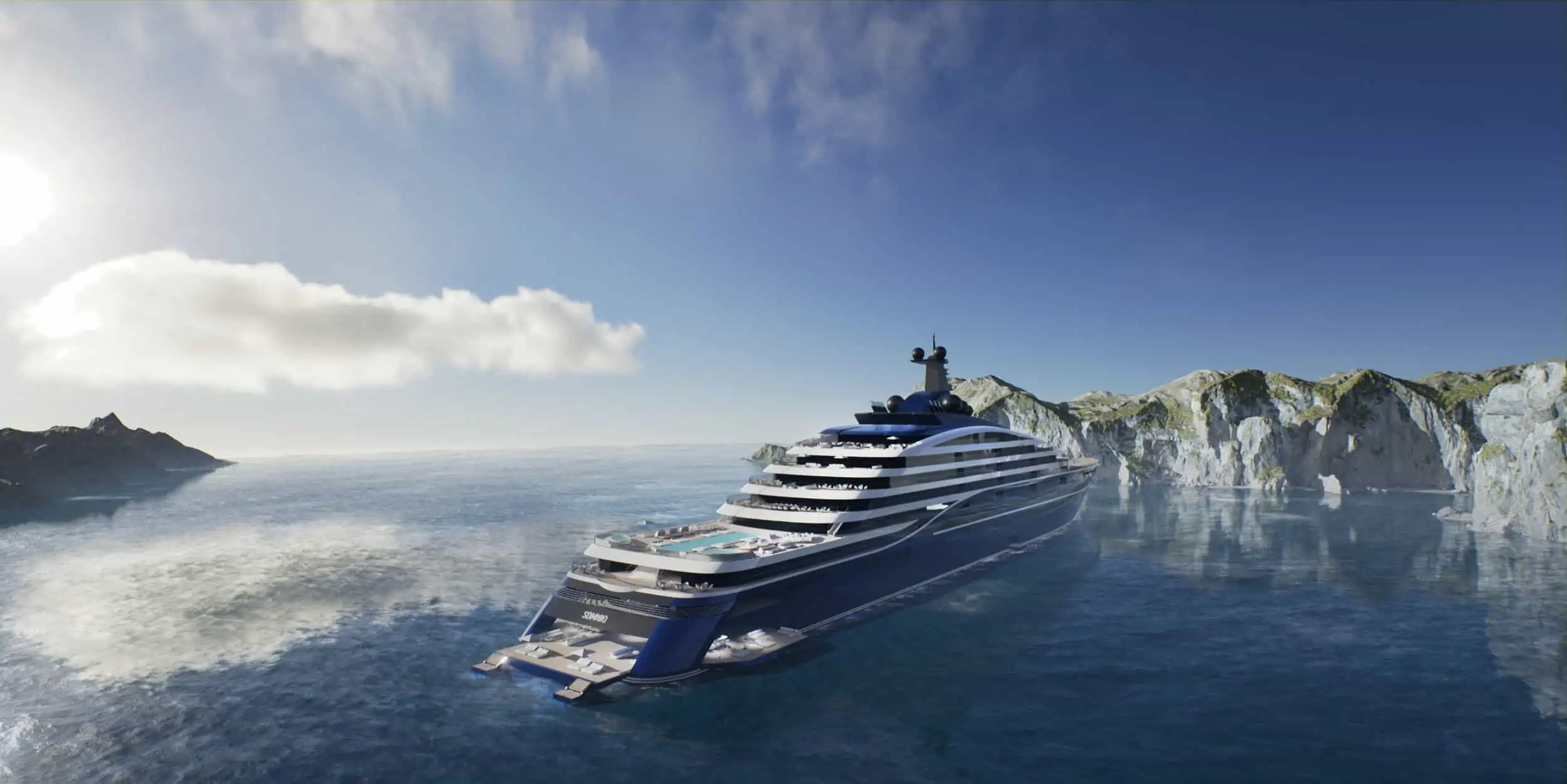 Somnio cruise ship on water